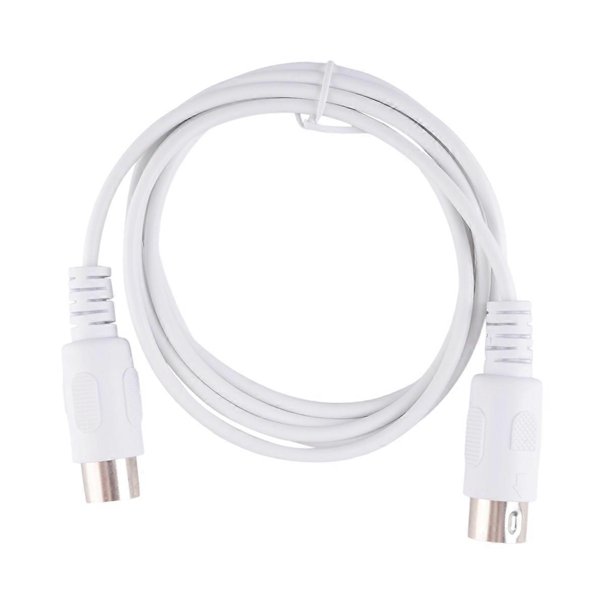 5 Pin MIDI DIN PLUG Extension Cable Male to Male /9.8FT White