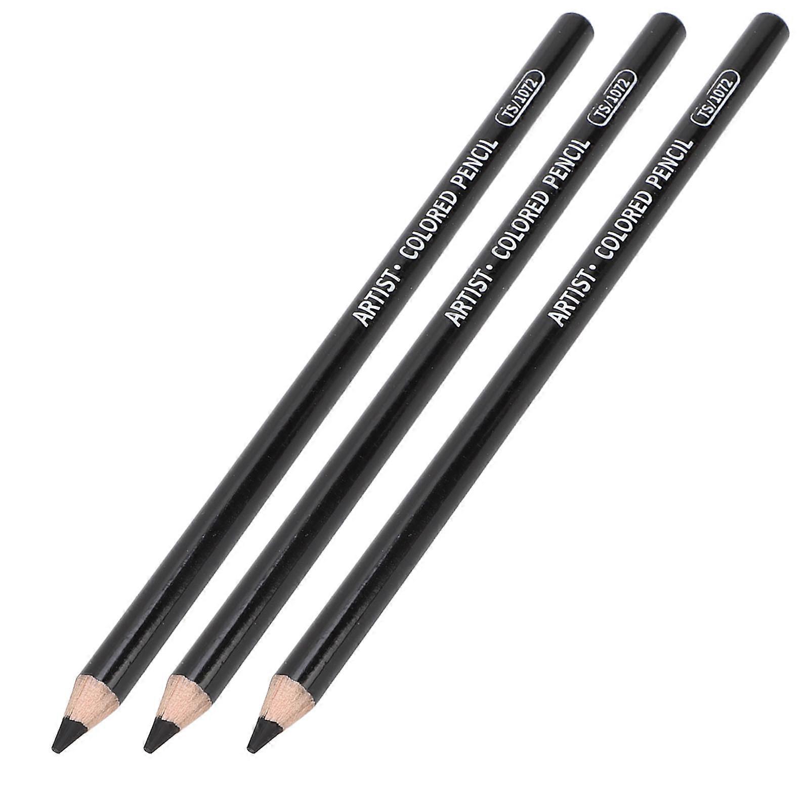 Professional Art Drawing 3PCS Black Pencils Set for Sketching, Shading & Marking