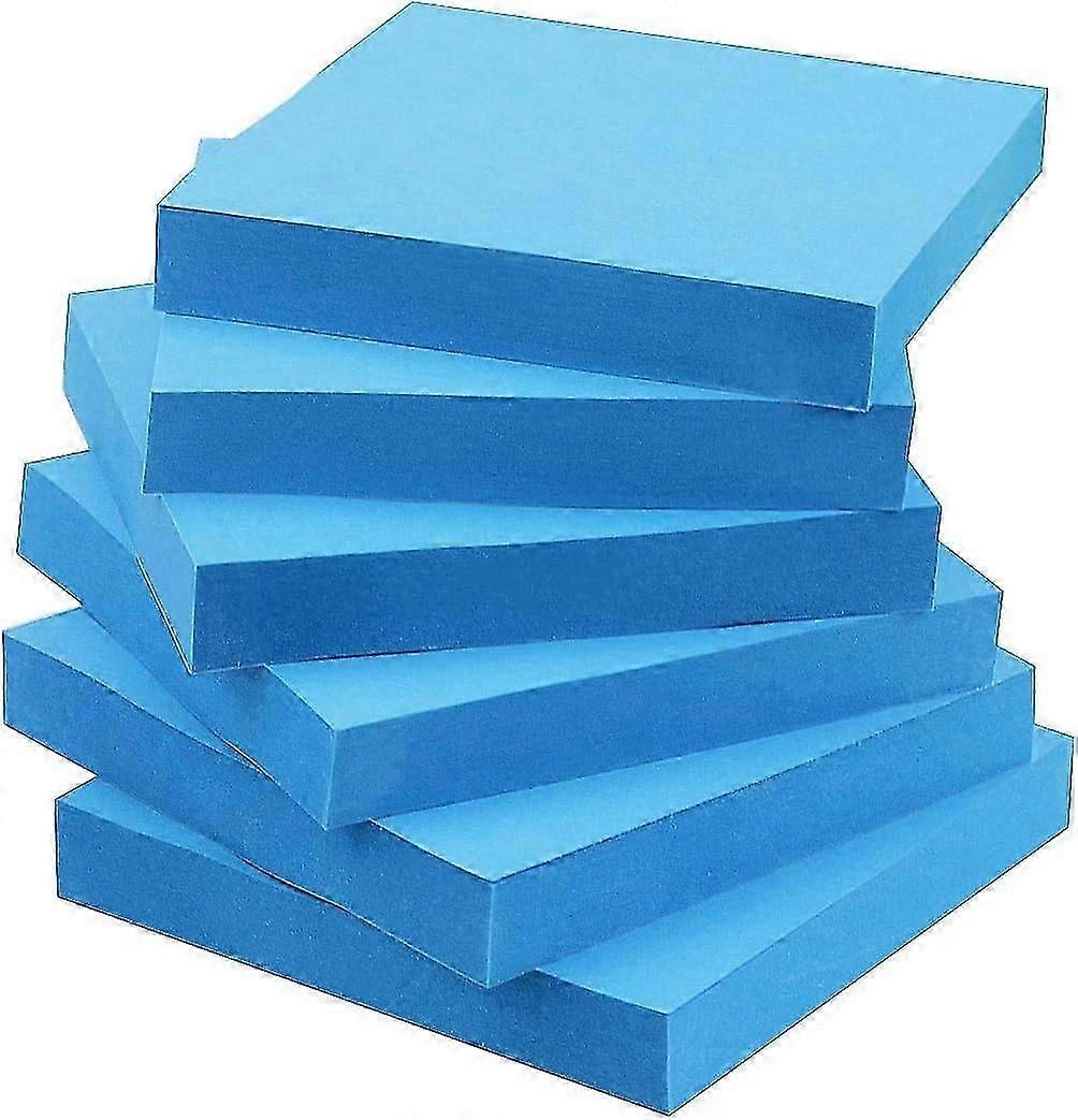 Blue Sticky Notes 3X3 Self-Stick Notes Blue Color 6 Pads, 100 Sheets/Pad