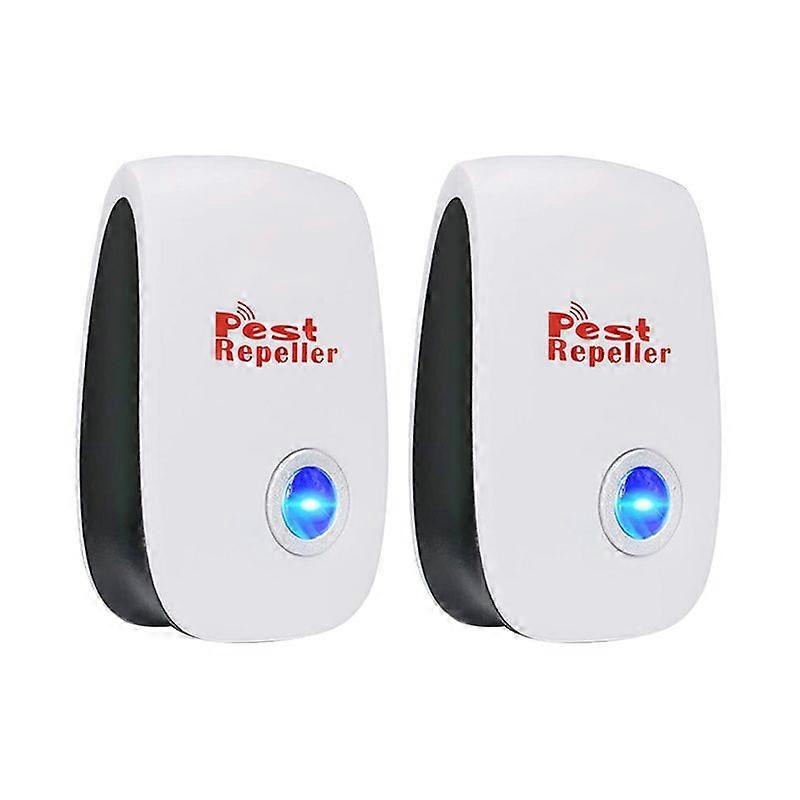6pcs Ultrasonic Pest Repeller EU Plug Electronic Insect Repellent Efficient 360 Indoor Spider Control for Home