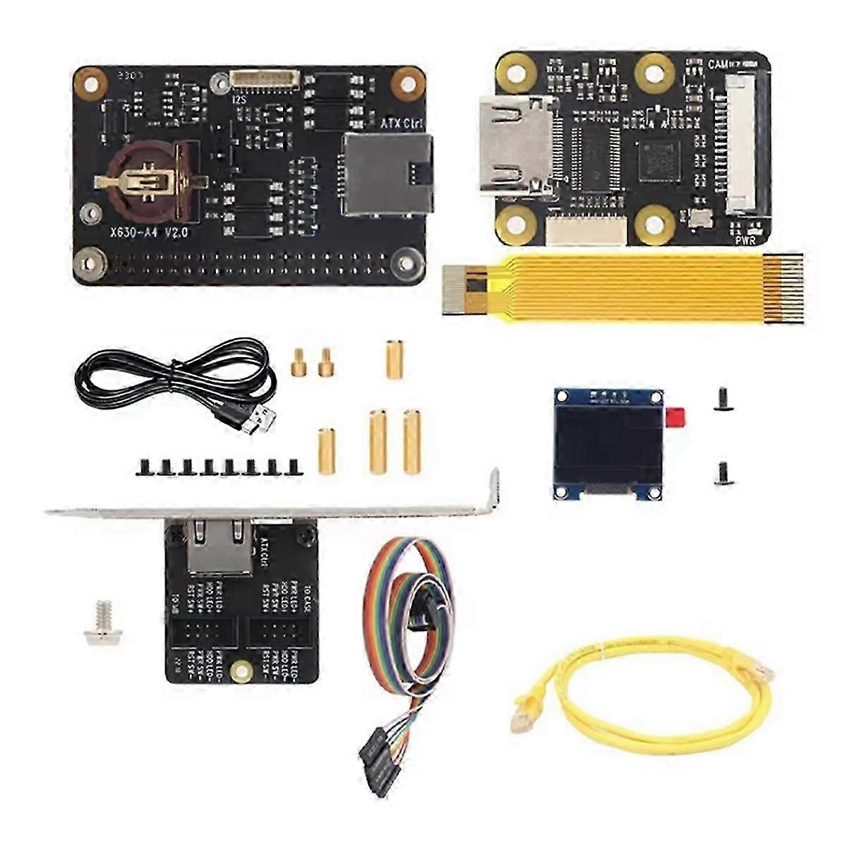 PiKVM-A4 Kit KVM-A4 HAT Remote Control Overip Server KVM over IP -Compatible to for Zero 2W Only