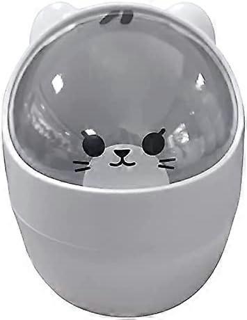 Desktop Trash Can, Easy To Empty, Removable Lid