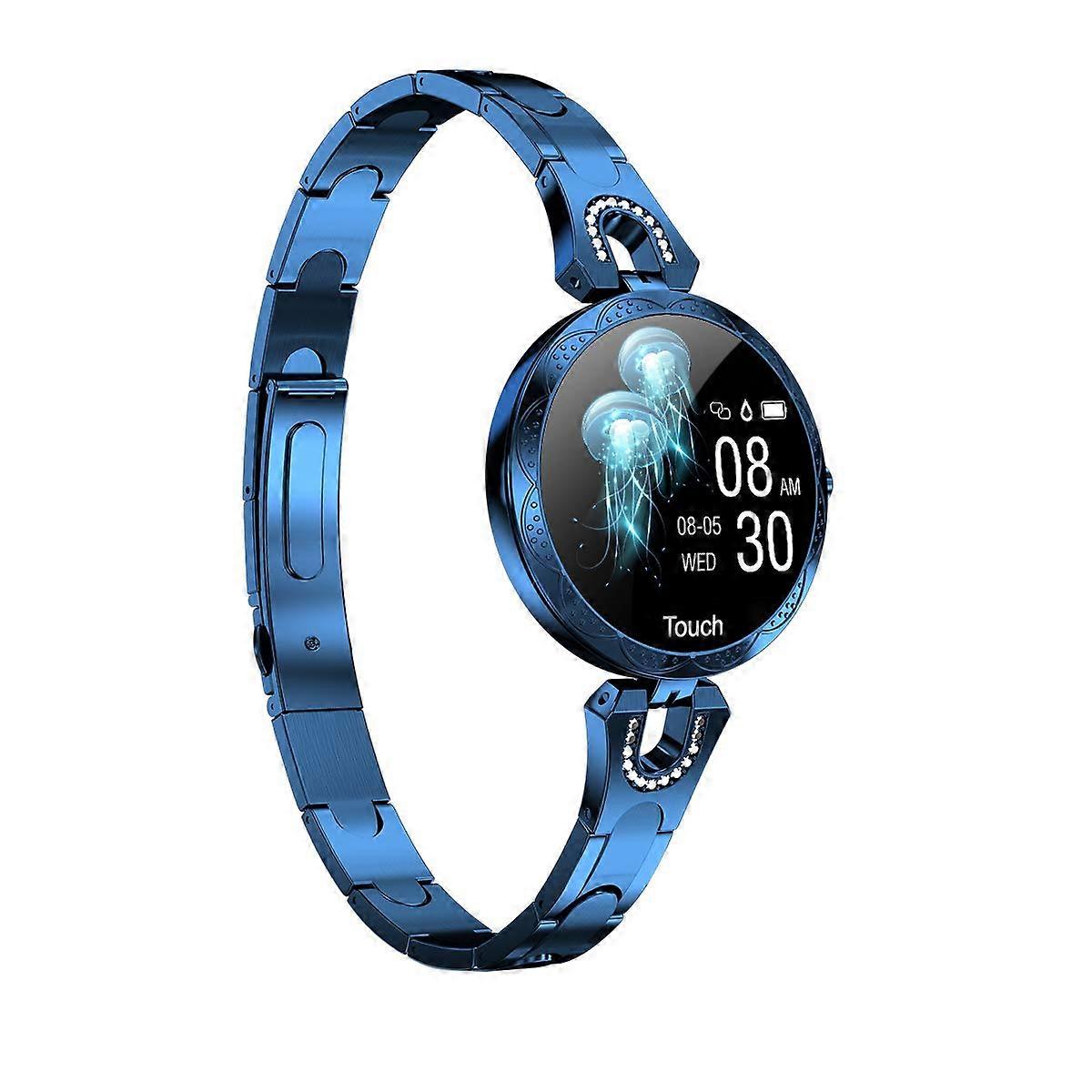 Smartwatch with Heart Rate Blood Pressure Monitoring Remote Photography for iPhone Samsung Android Phones