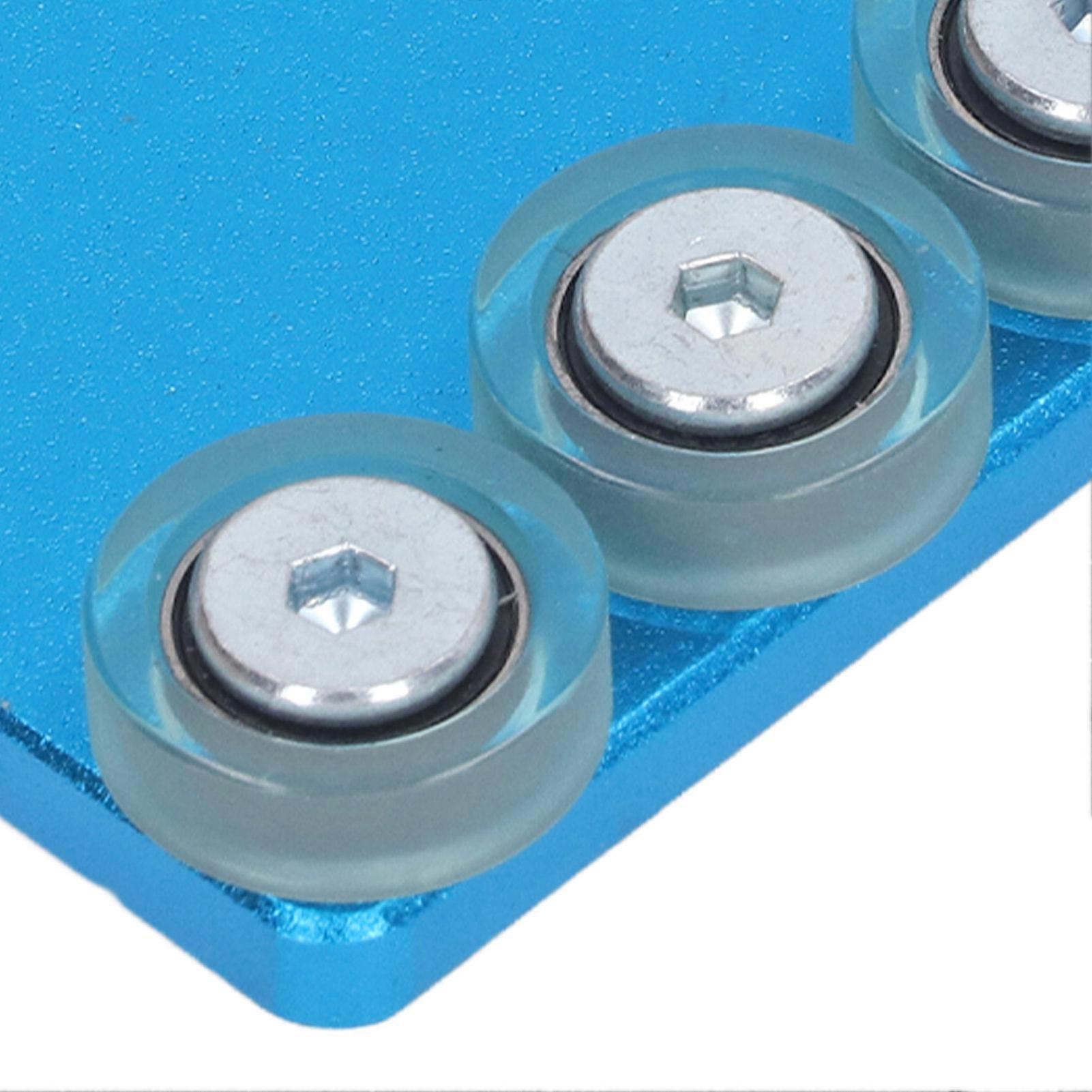Auxiliary wheel for edgebander, narrow plate feed guide, edgebander accessories, 5 rollers of 11 cm