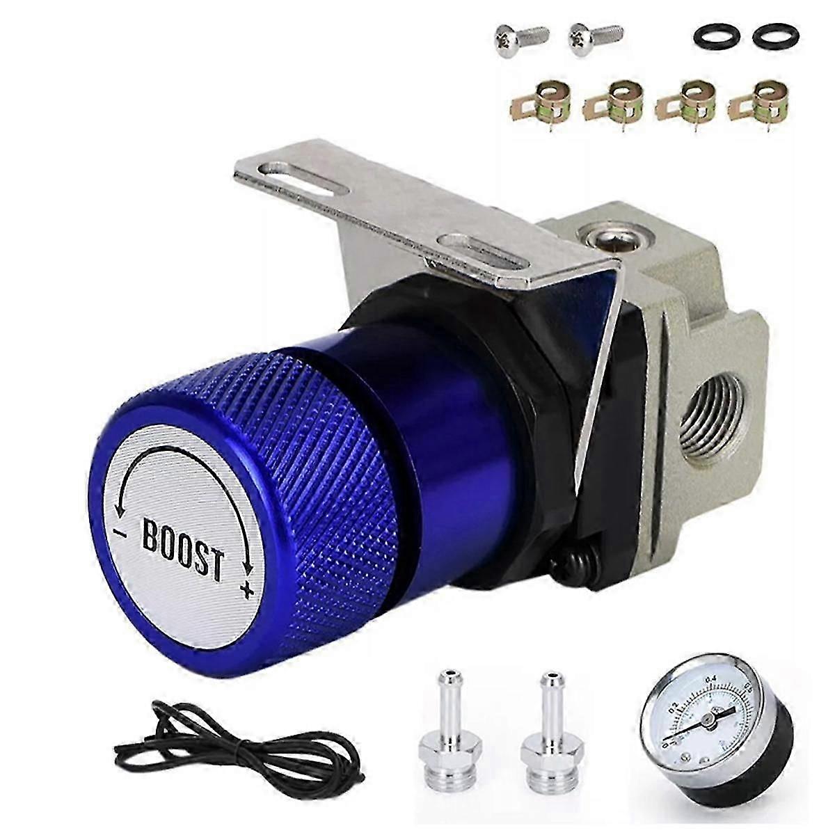 Blue JDM Universal Manual Turbo Boost Controller 1-150 PSI Gauge for SR20DET