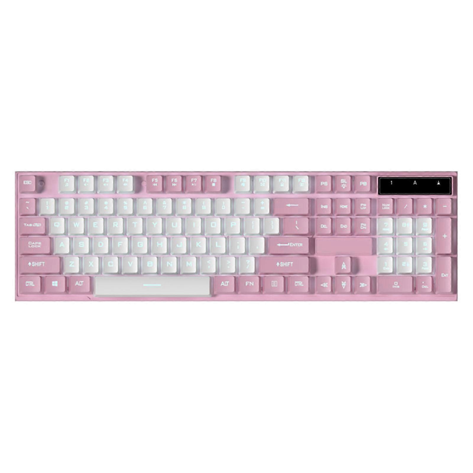 Backlit Wireds Gaming Keyboards for PC Mechanical with Feel and Ergonomic Keyboards Gamers