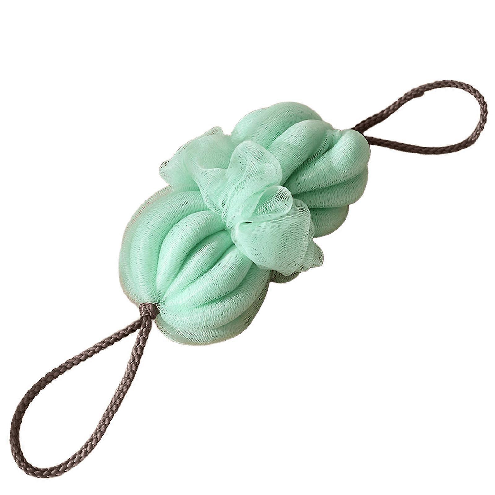 Boule De Fleur De Bain Longue Bande Pour Le Récurage Du Dos Boule De Bain Douce Et Non Dispersée Boule De Bain Arrière Pull Strip Boule De Bain Extensible Double Boule De Bain Extensible PUW2300