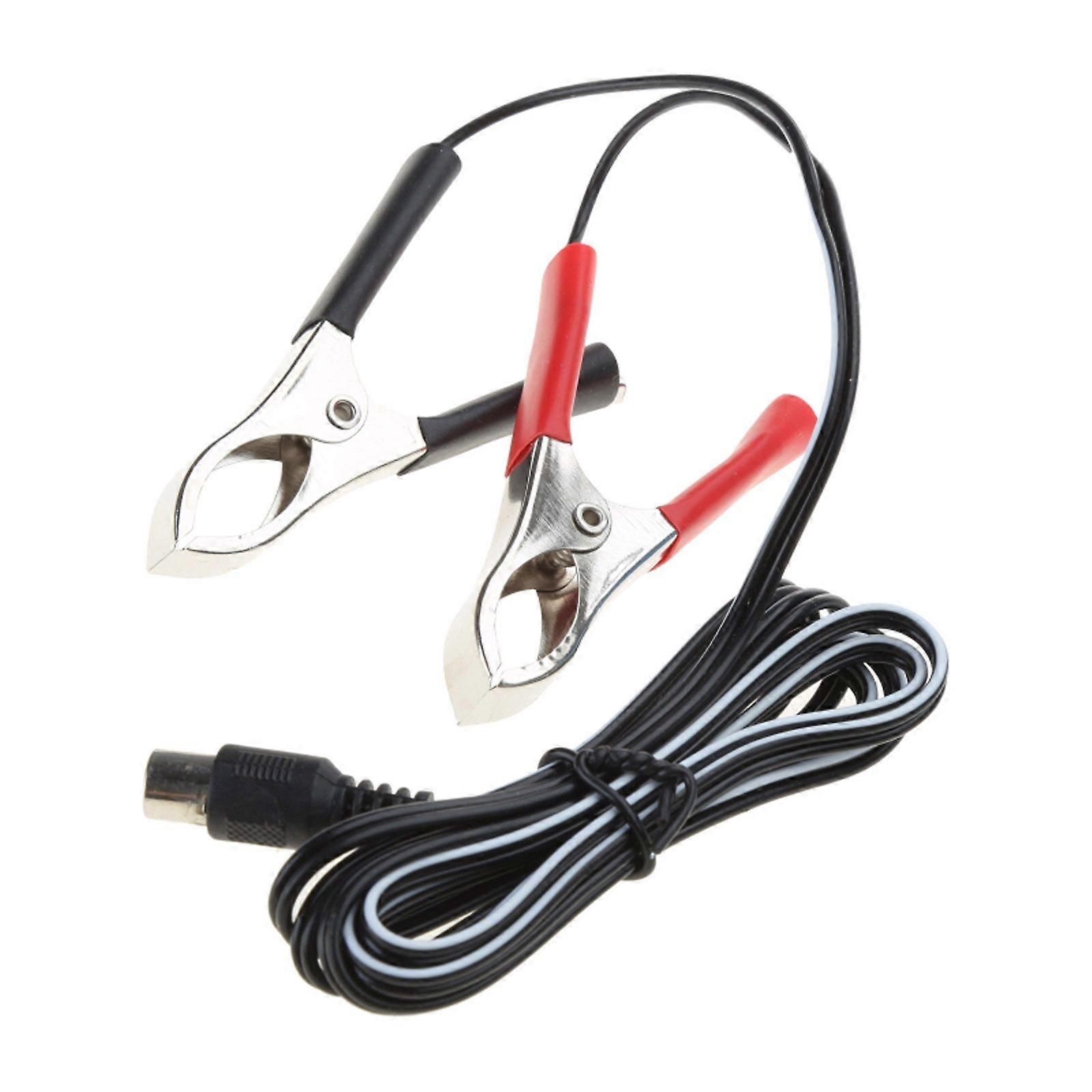 12V Lüfter Netzkabel Krokodilklemmen Stromversorgungskabel einfach für Luftgebläse