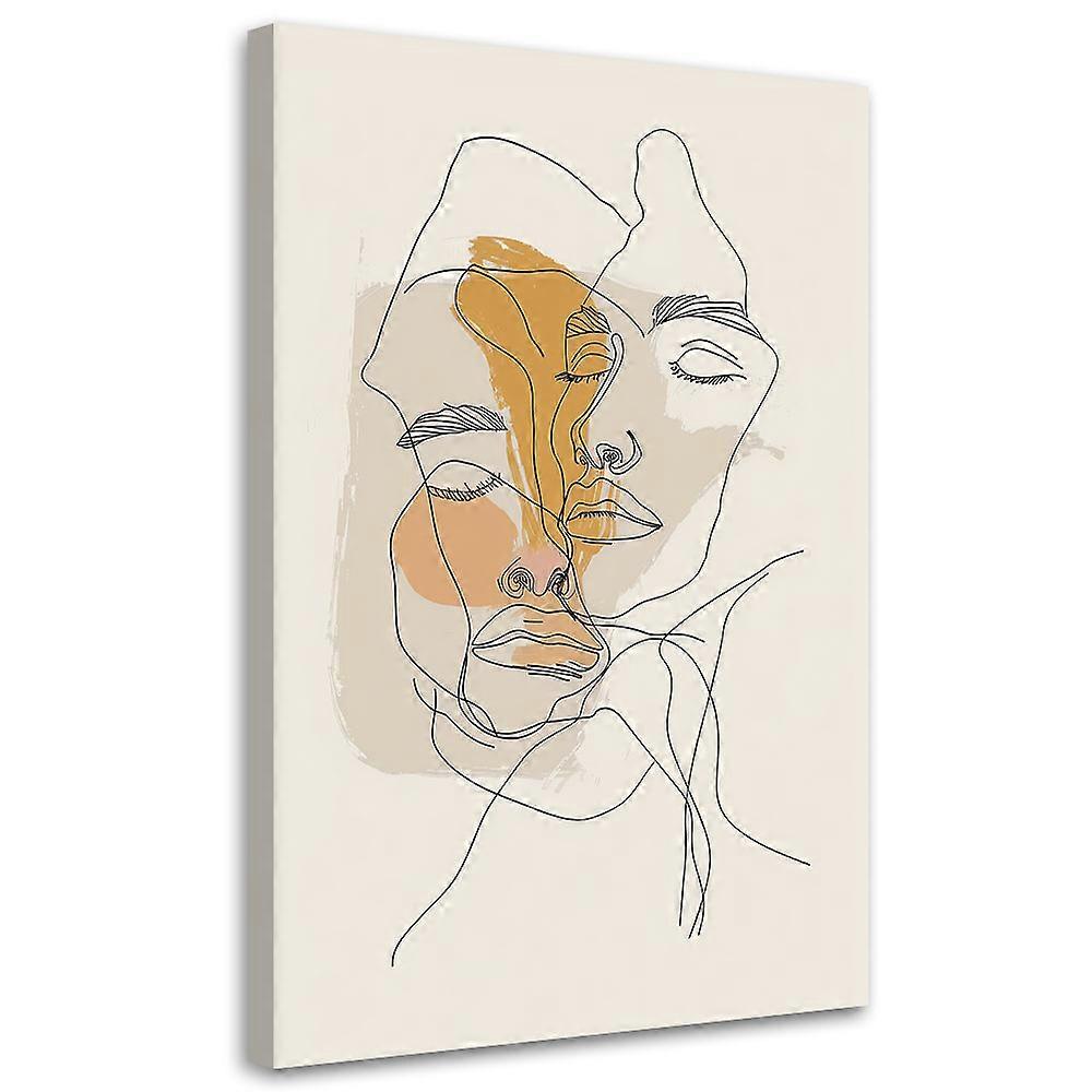 Impression sur toile, Contour minimaliste - 60x90
