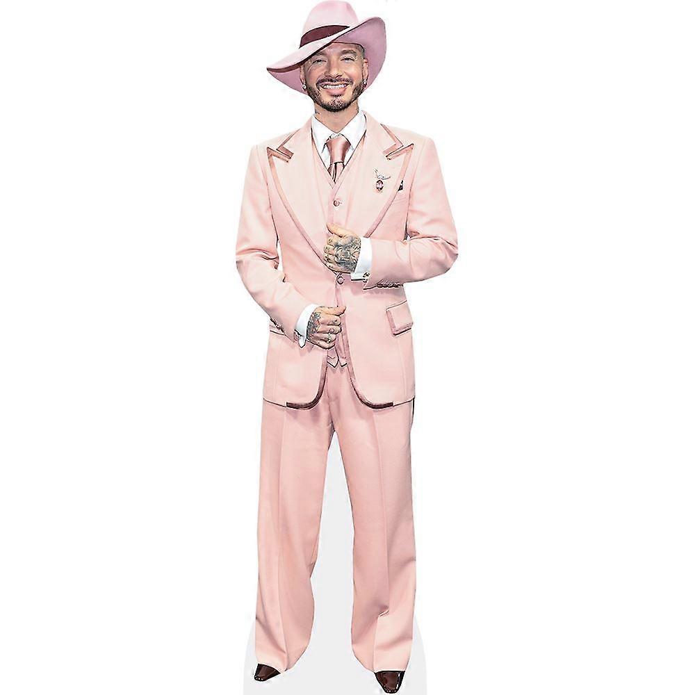 J Balvin (Pink) Cardboard Cutout (lifesize OR mini size). Standee. Stand Up.