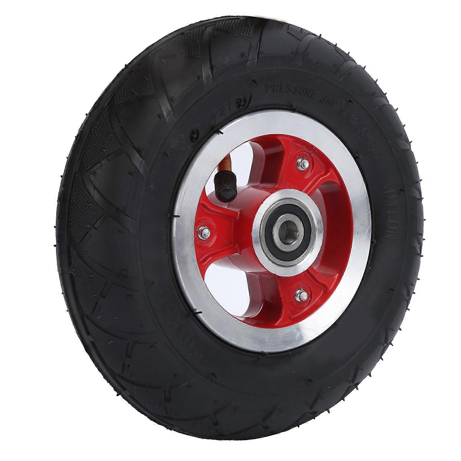 8 אינץ 'פנאומטי צמיגים קטנוע חשמלי גלגל קדמי 200×50 גלגל חישוק פנימי וחיצוני צמיג חשמלי קורקינט חשמלי גלגל קדמי צמיג