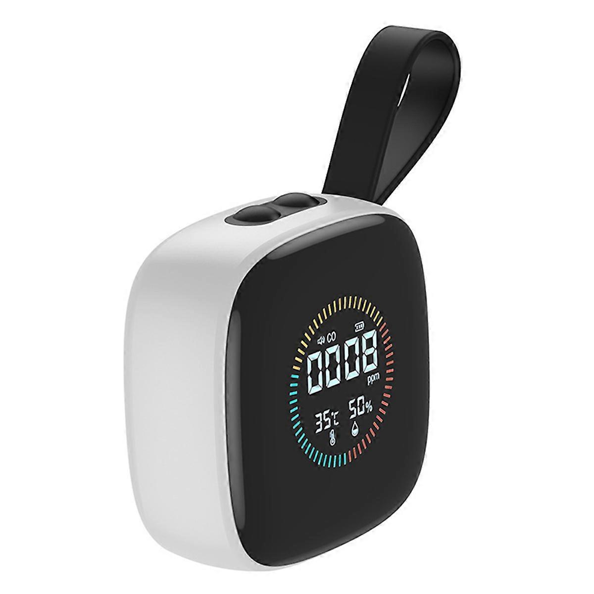 Latest CO Quality Detector with Sound Alarm LCD Display Temperature and Humidity Sensor Tester DM121