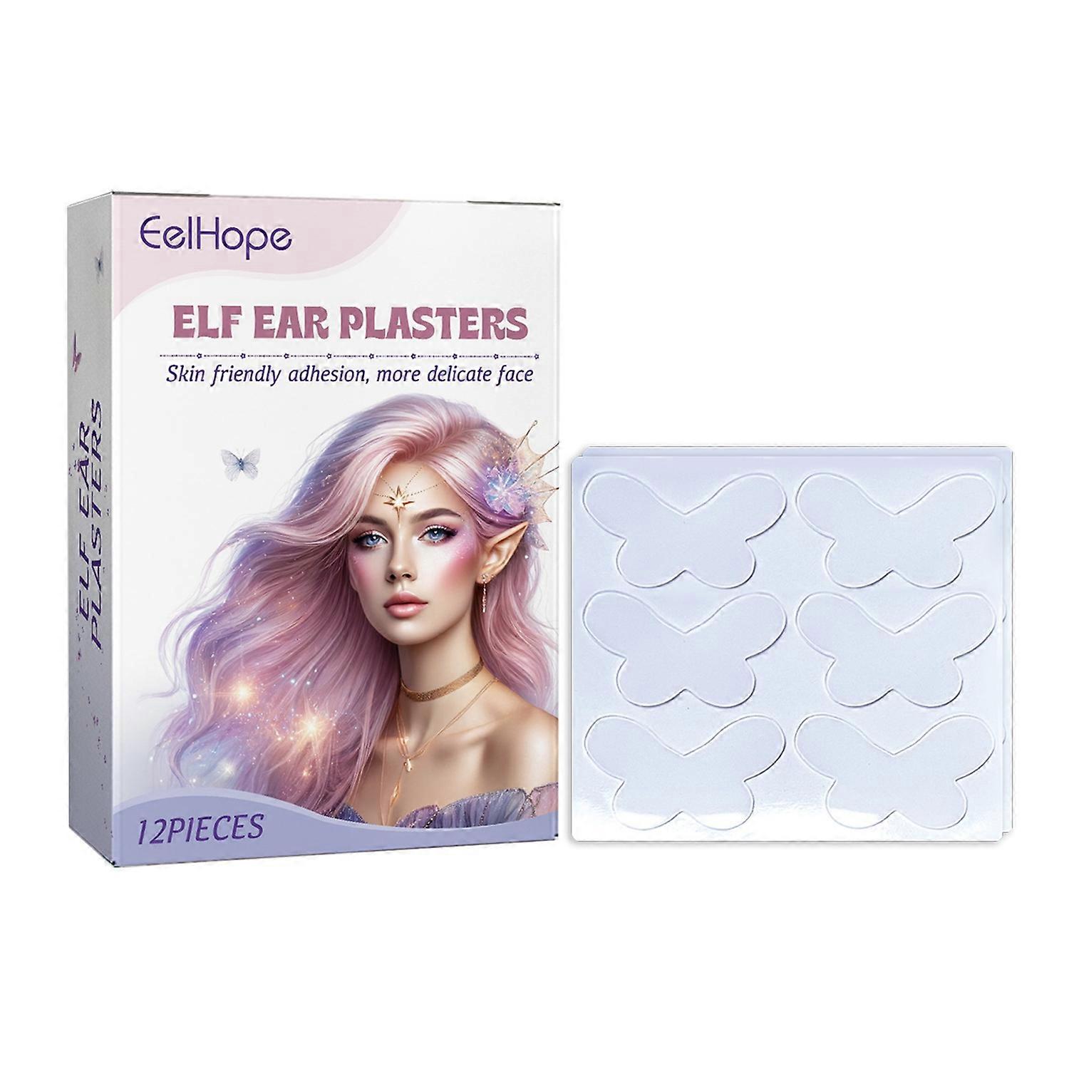 Eelhope Butterfly Support Ear Stickers Invisible Comfortable Breathable Ear With Air And Face Small