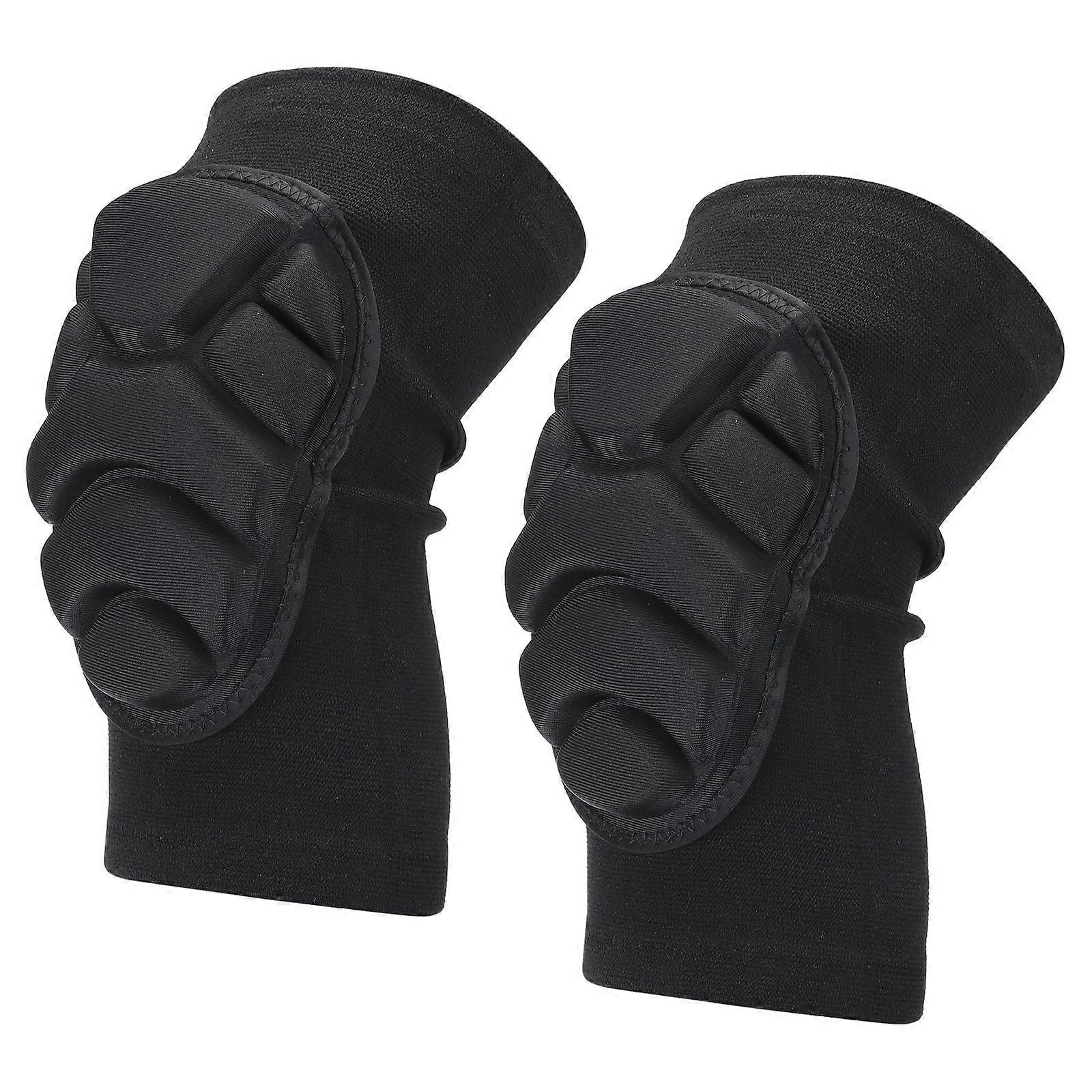 S/M Knee Pads, 2 Pack Thick Sponge Anti-slip Collision Avoidance Knee Sleeve for Men Women