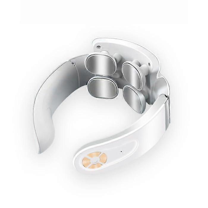 Multifunctional Cervical Spine Massager, FourHead Rechargeable MultiMode Massage  Constant Temperature hot Compress