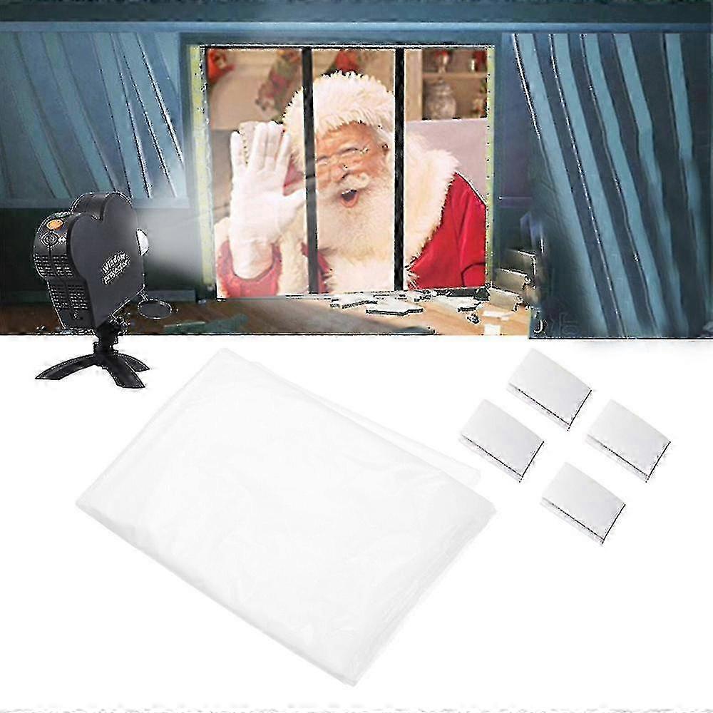 Window Display Projector Projection Screen Christmas Theater Movie