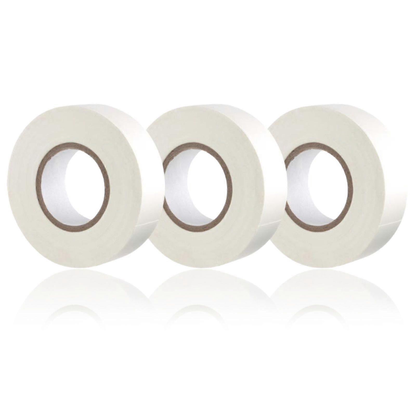 3pcs white PVC electrical tape -1.5cm