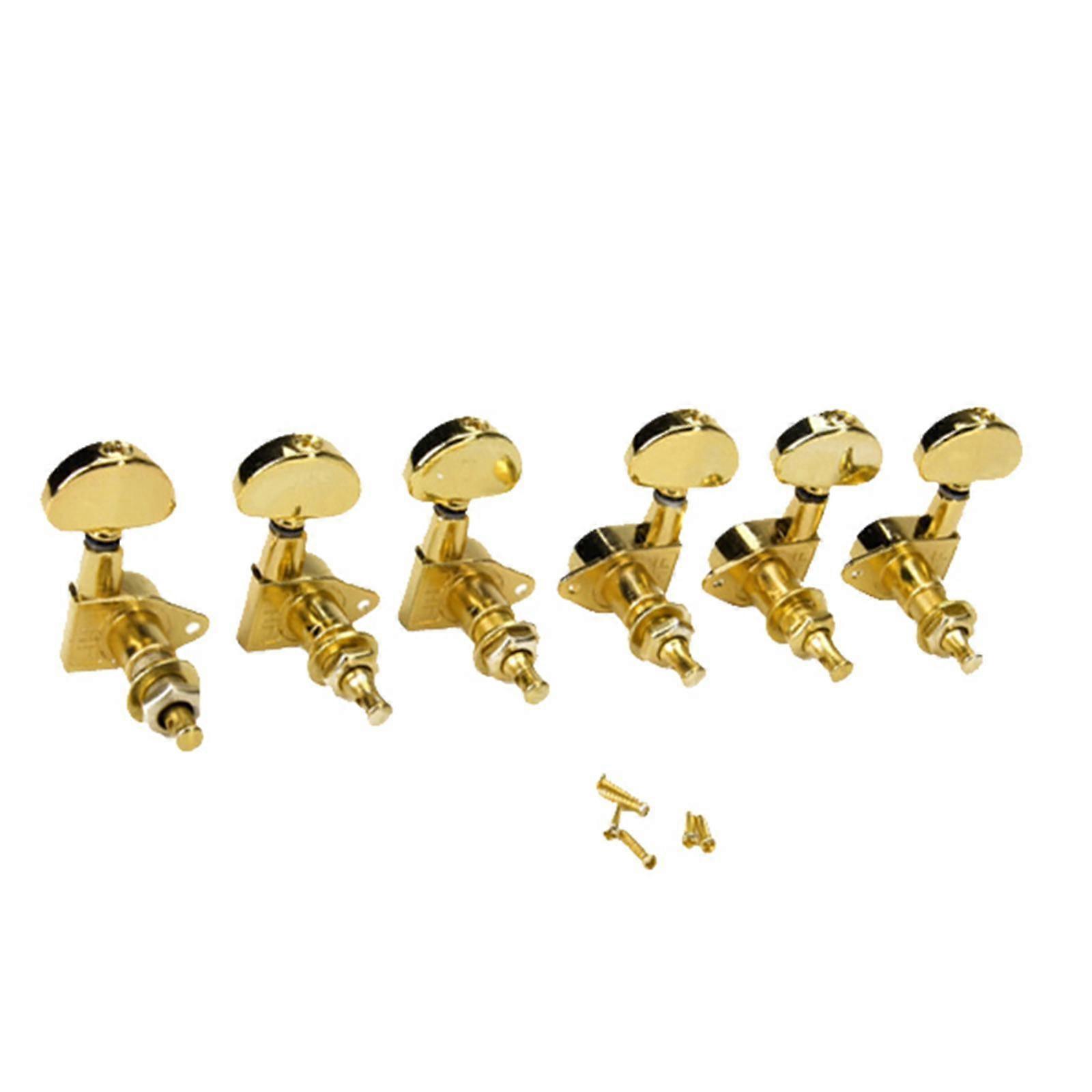 3 Pairs Sealed Guitar String Tuning Pegs Tuners Machine Heads 3L + 3R Gold