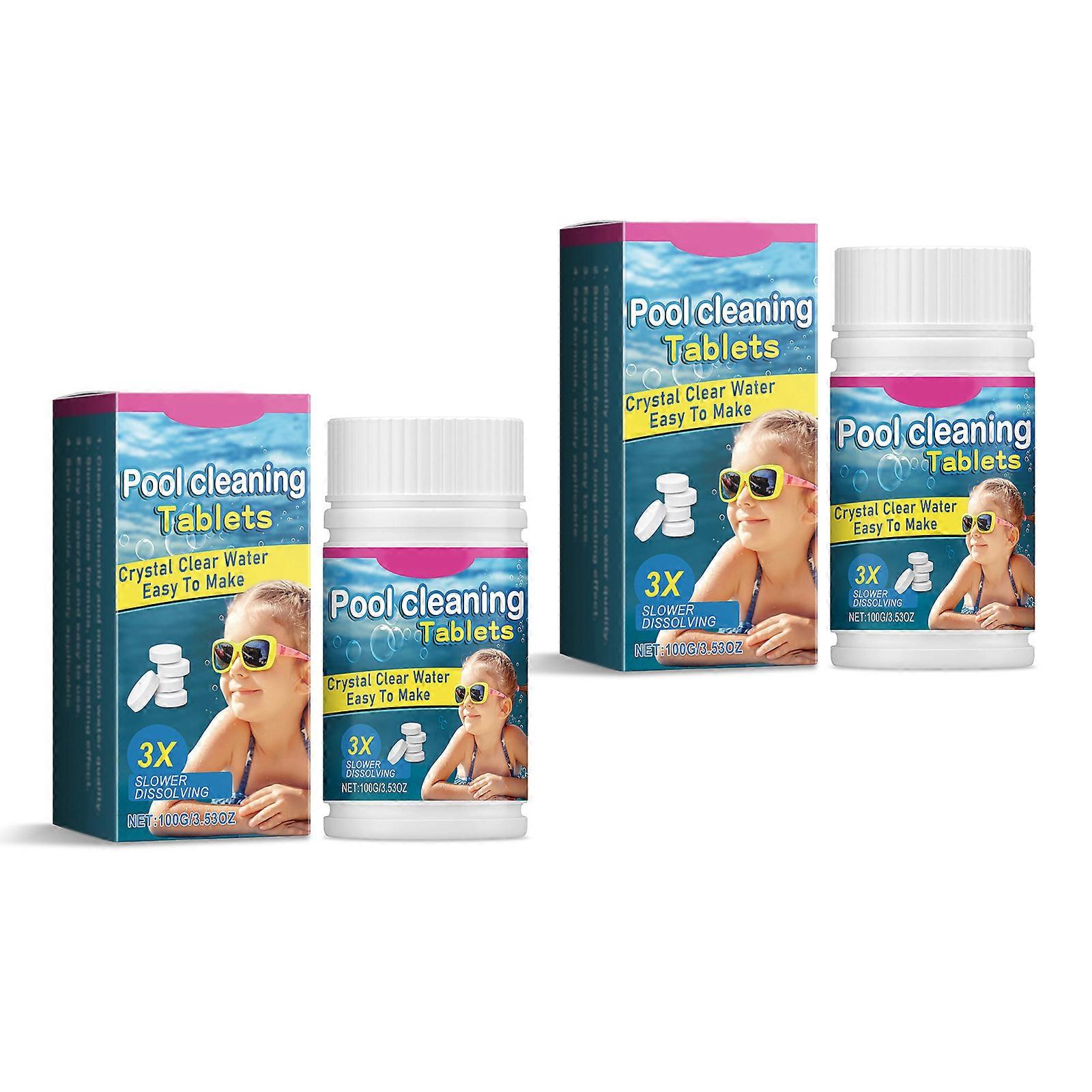 Chlorine Tablets for Swimming Pool Multifunction Pool Cleaning Tablets for Swimming Pool and Hot Tub Bathtubs