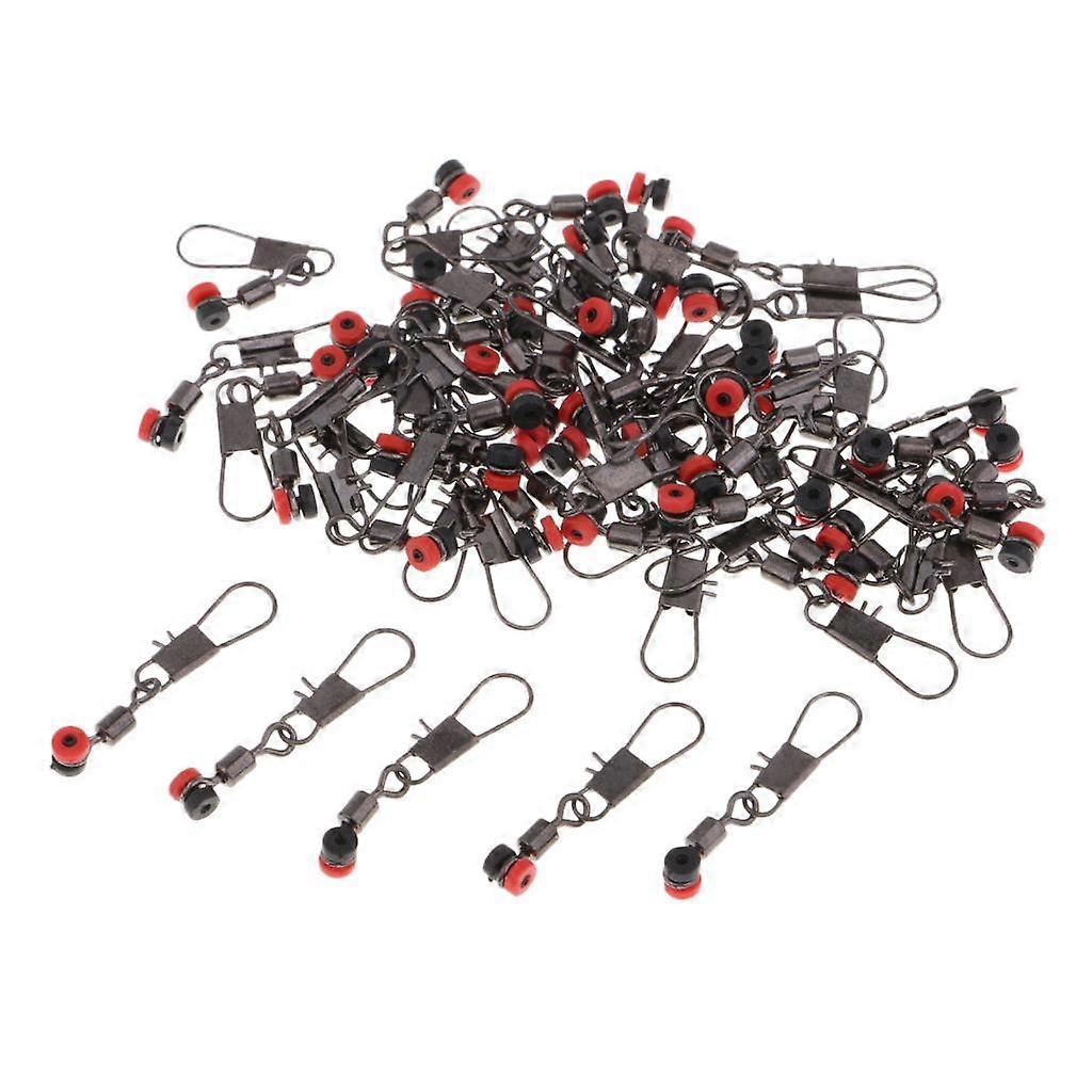 50 Pcs. Fishing Swivel Swivel Fishing Swivel Clasps Hooks Lure Connector -