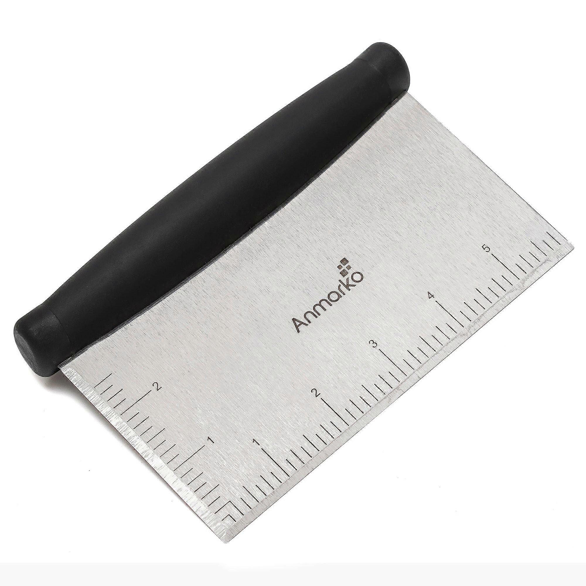 Stainless Steel Griddle Scraper Dough Cutter for Bread Pizza Commercial Quality