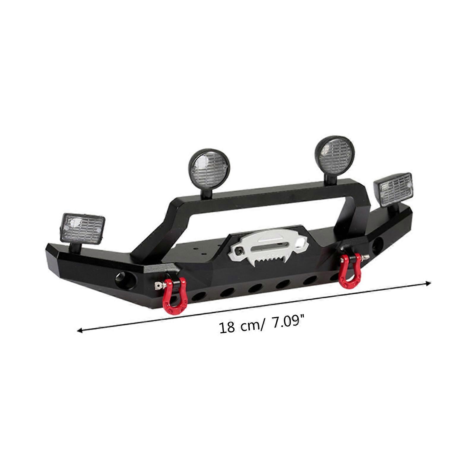 Novelty RC Car Chassis Bumper Parts for Model Car Anti-Collision Armor for Collectors for 1/10 Crawler Titanium