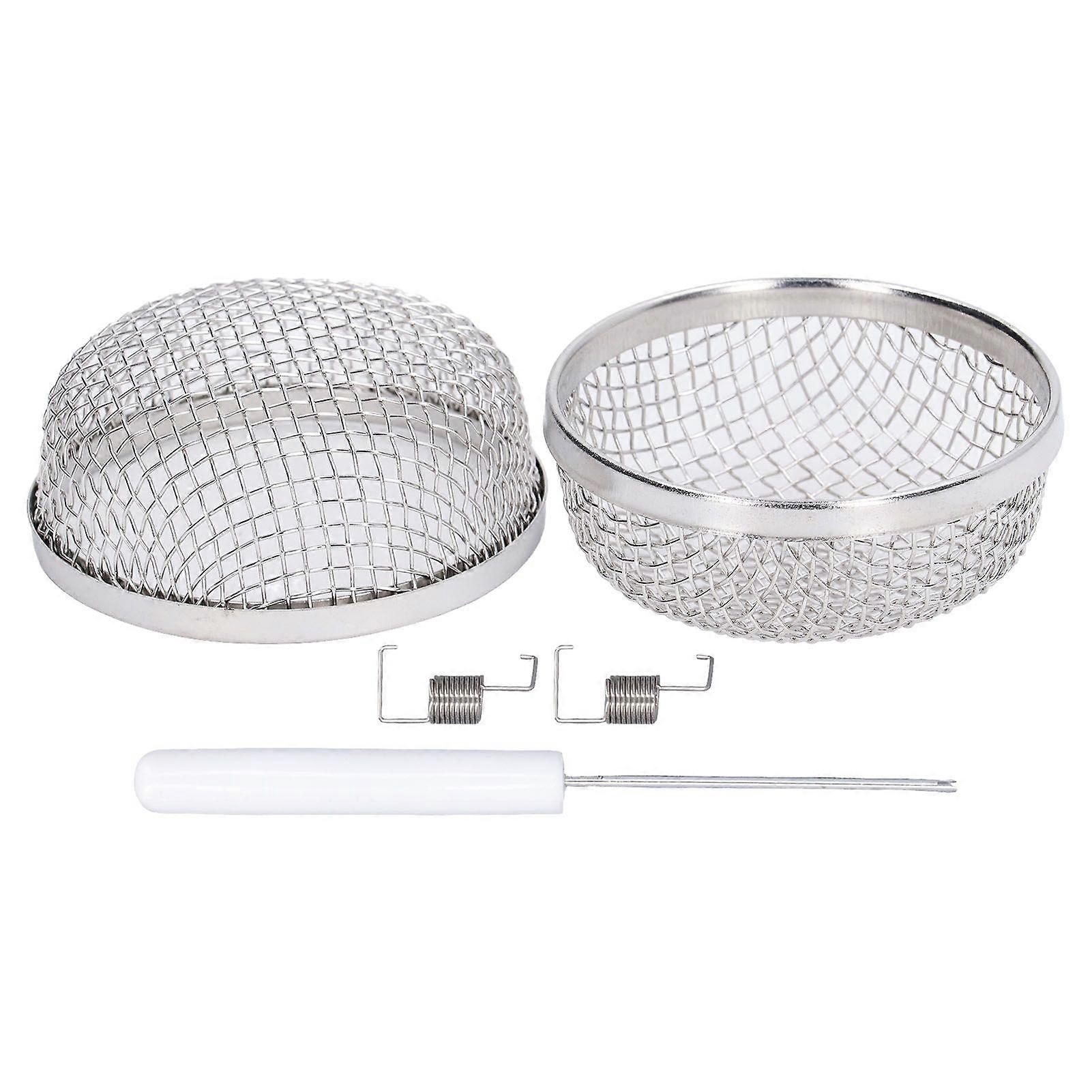 2025 Τελευταίο μοντέλο 2Pcs RV Water Heater Vent Cover από ανοξείδωτο ατσάλι 2.8in