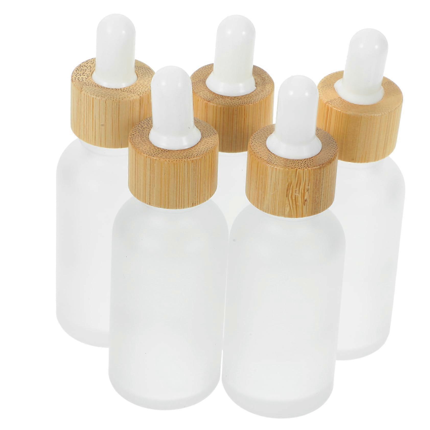 5 pieces dropper bottle caps for essential oils for aromatherapy fragrance transparent