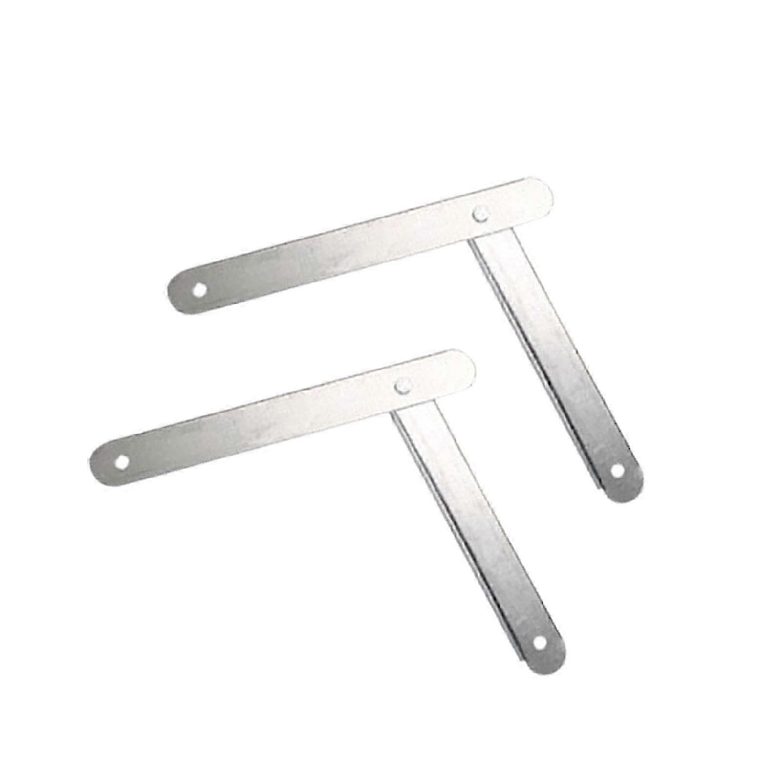 2x Opklapbare Opstapladder Visgraat Ladder Connector Wit