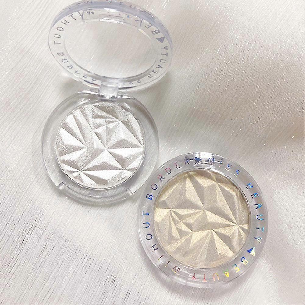 1# Moonlight Silver (A)$ Brighten and modify facial shadows Pressed powder Diamond highlight blush Fairy glitter powder Contouring Pearlescent flash