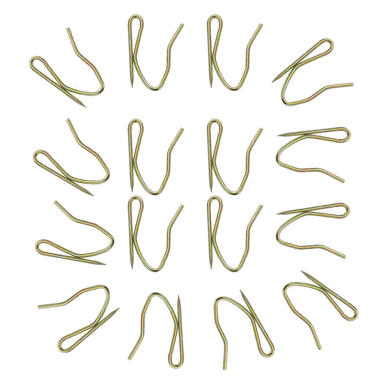 100 Pcs Pleated Curtain Hooks and Holders for Home Window Decor