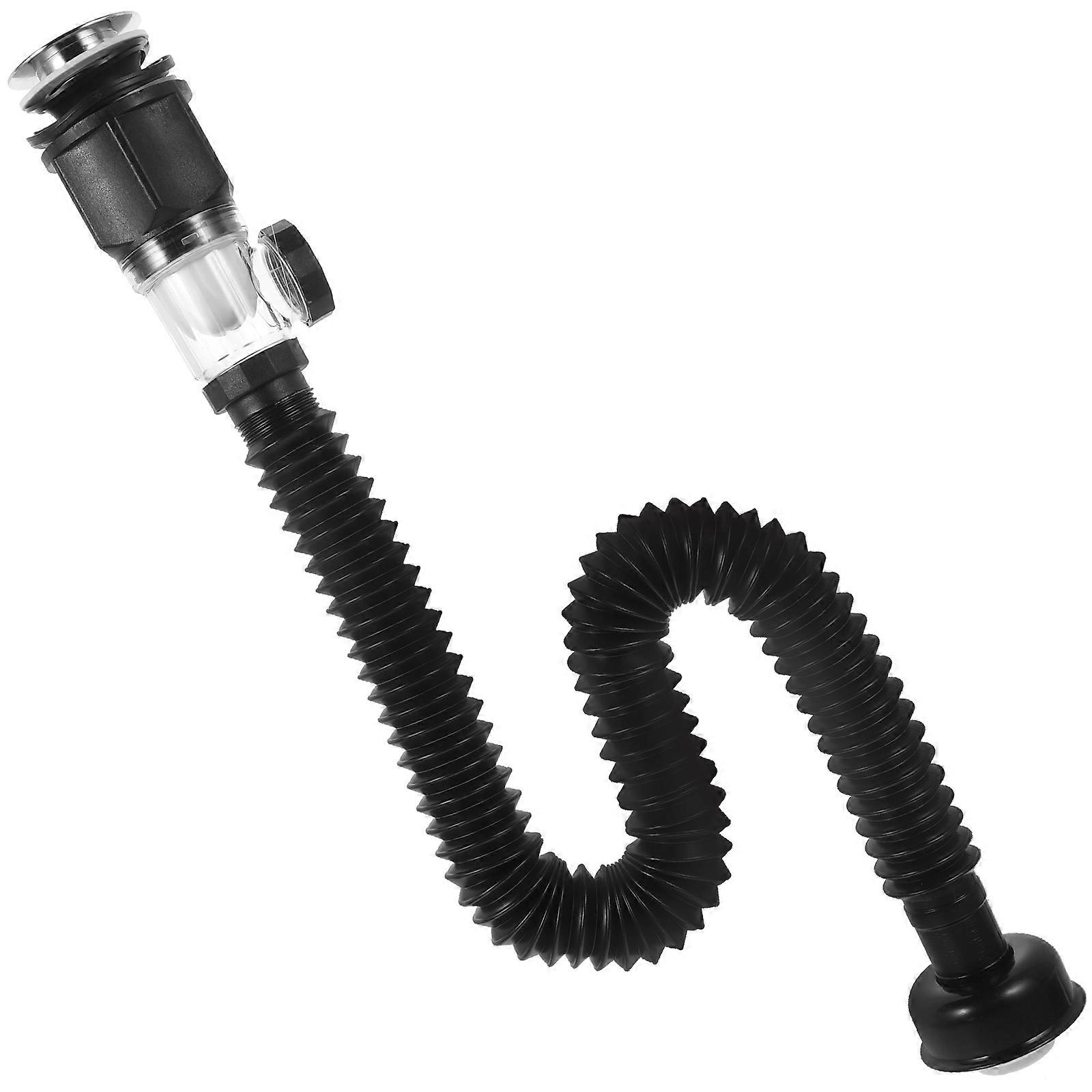 Flexible Sink Drain Kit for Kitchen & Bathroom – Easy Installation, Space Saving Design, Pop Up Function