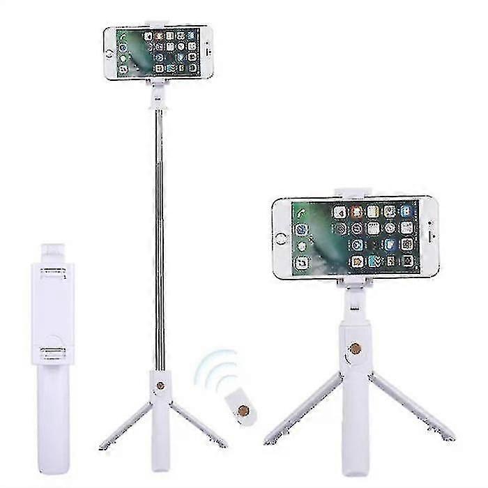 Stuff Certified? Selfie Stick Tripod With Bluetooth - Wireless Smartphone Vlog Tripod And Tripod Selfie Stick White
