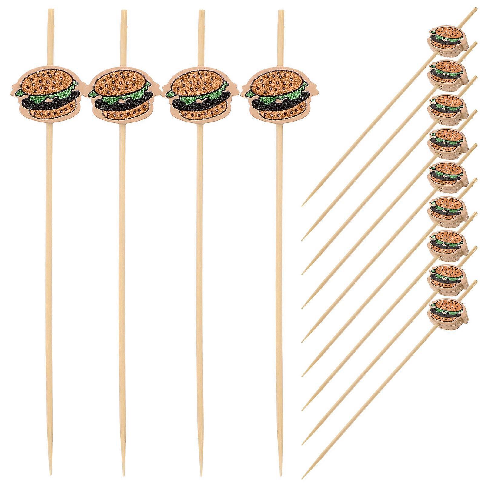 Versatile Bamboo Picks for Fruits and Beverages, Enhance Your Events