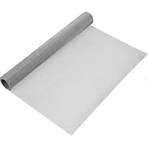 Stainless steel wire mesh, 304, 200 mesh, corrosionresistant filter net (silver, 1 x 10 m)