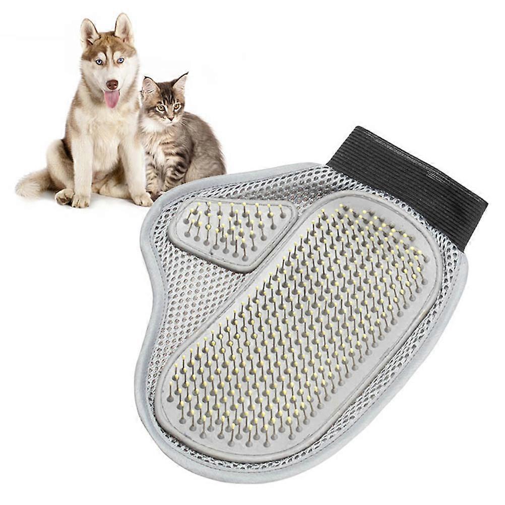 Washable Pet Grooming Gloves Ideal for Bath Time and After Care