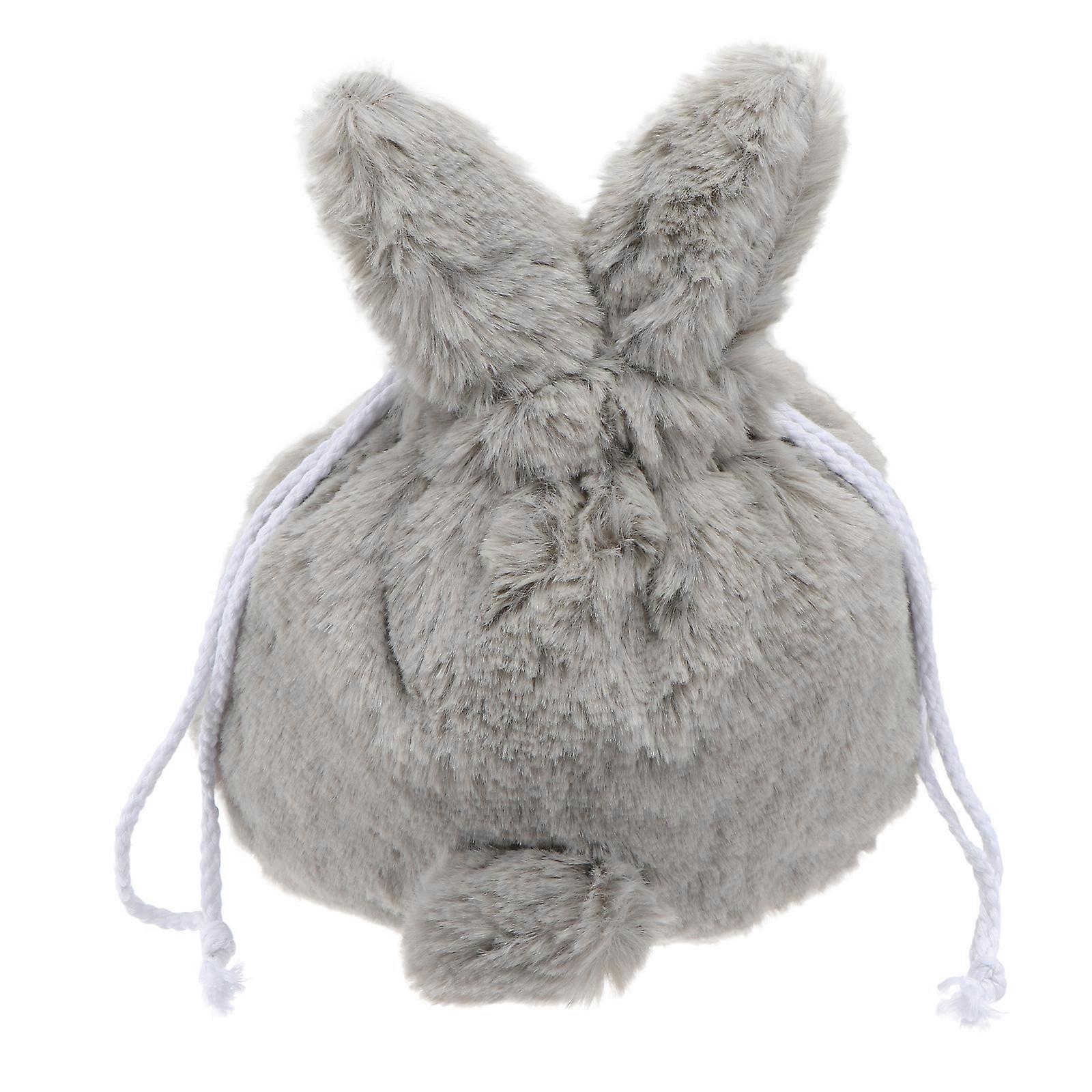 Cuddly Rabbit Pouch, Reliable Closure System for Personal Items, Everyday Companion