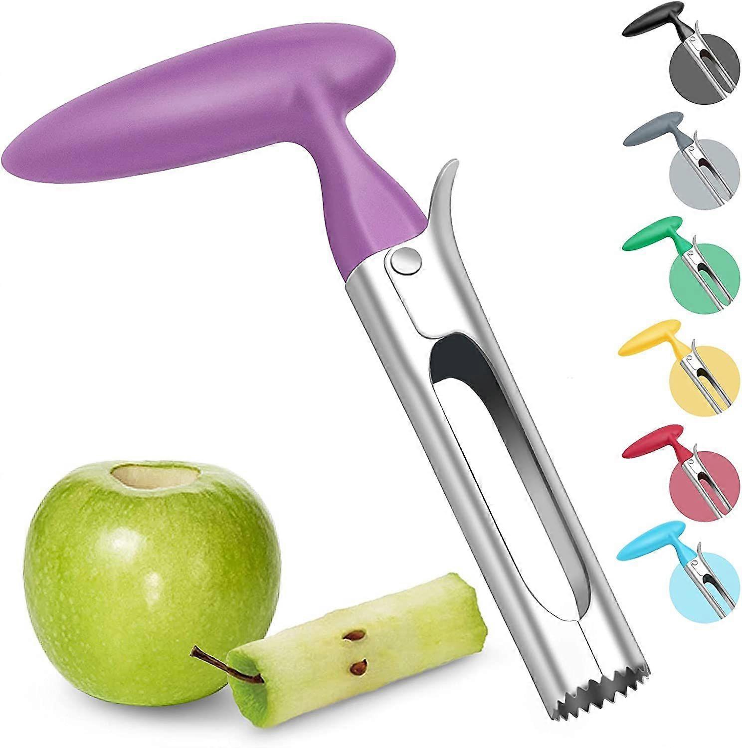 Premium Apple Corer, Food-Grade Stainless Steel Blade, Sturdy Ergonomic Handle, Easy to Use, Sharp and Durable, for Removing Cores of Apples and Pears