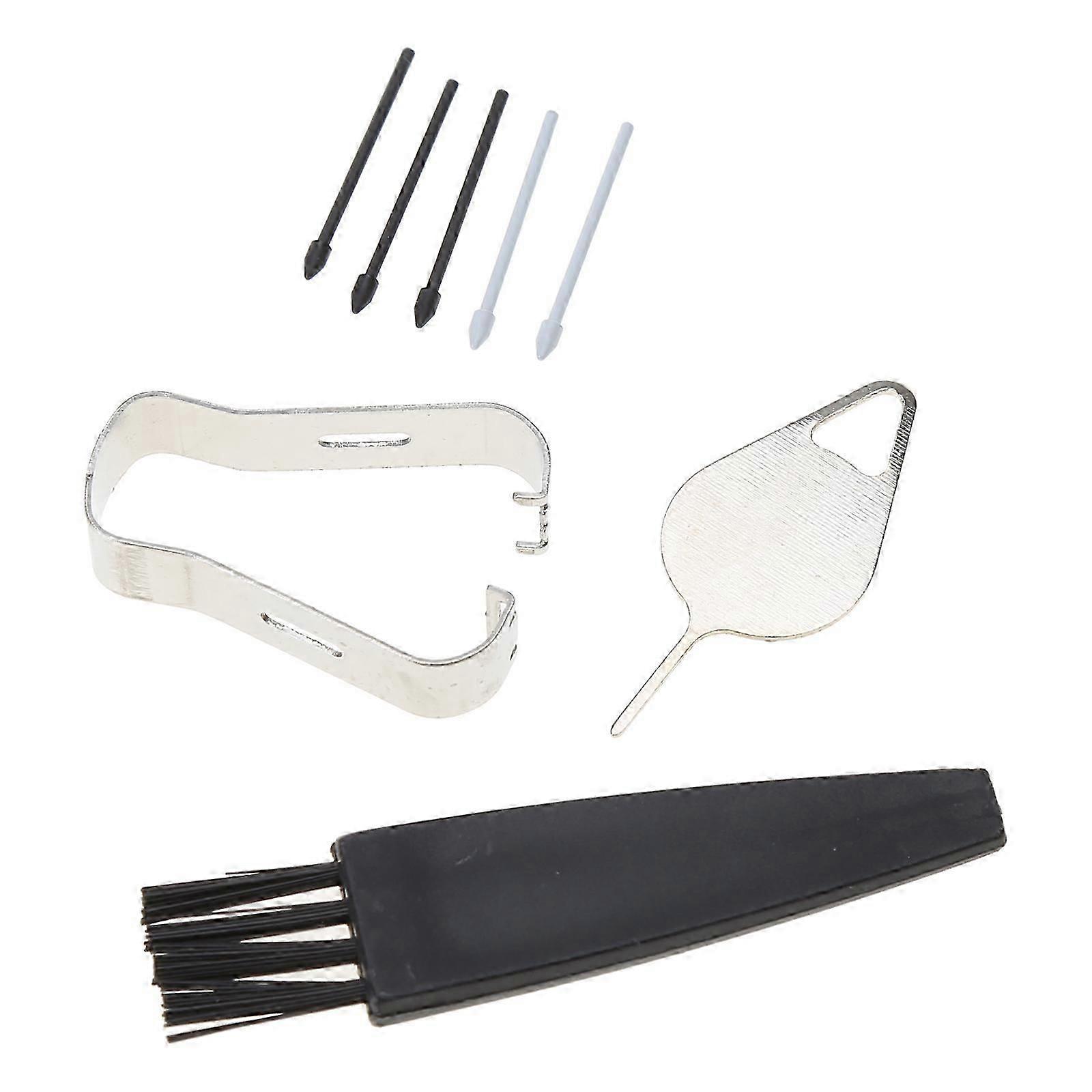5Pcs Stylus Pen Tips-Replacement for S23 S23 Ultra 5G with Removal Tweezers Tool Touch- S-Pen-Nibs Touch-Stylus Nib Tip white and gray