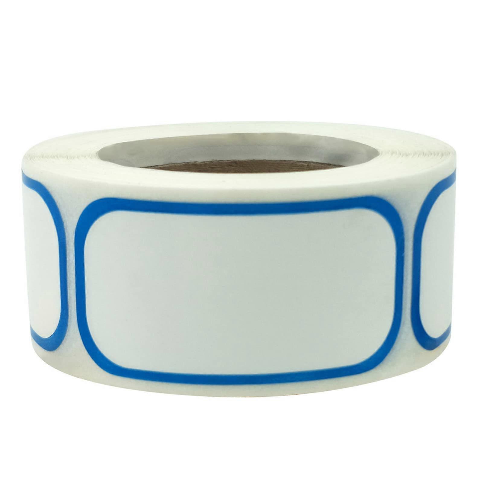 Self Adhesive Food Labels Roll of 300 for Glass Metal Containers Removable Date Stickers for Fridge Freezer Use