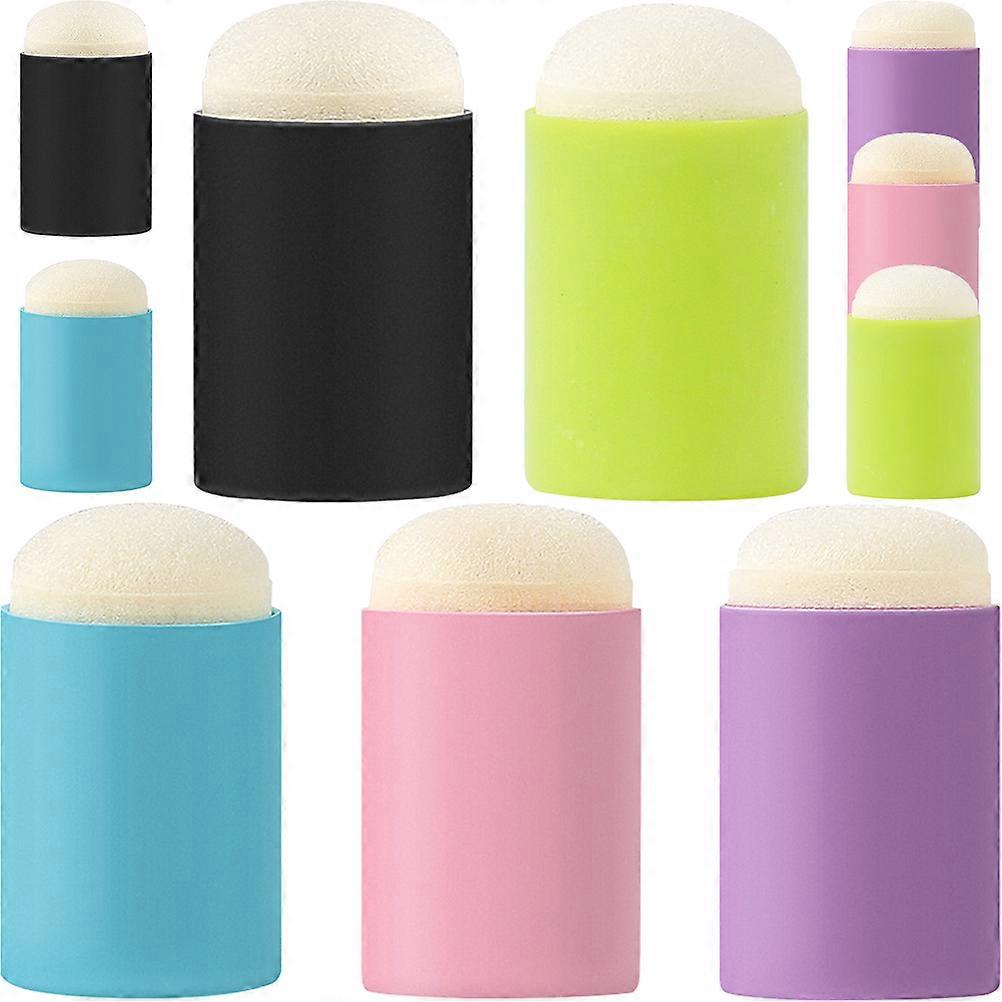 10pcs Finger Painting Sponge Daubers for DIY Art Supplies – Easy to Use with Ink Pads, Ideal for Creative Activities and Adults