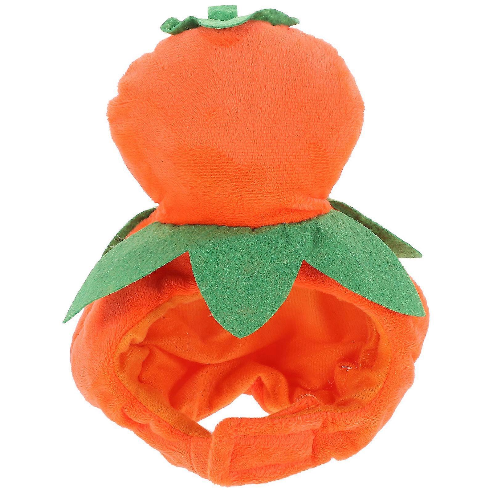 Wear-Resistant Dog Hat Gourd Shaped Decorative Plush Pet Costume For Competitions 1 Set