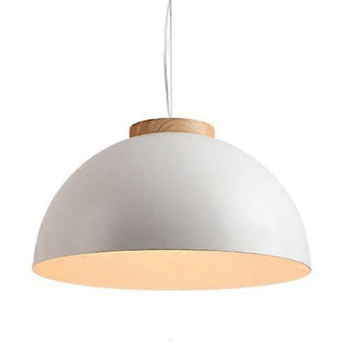 E27 Socket Single Head Chandelier, Semicircular Metal Pendant Lampshade