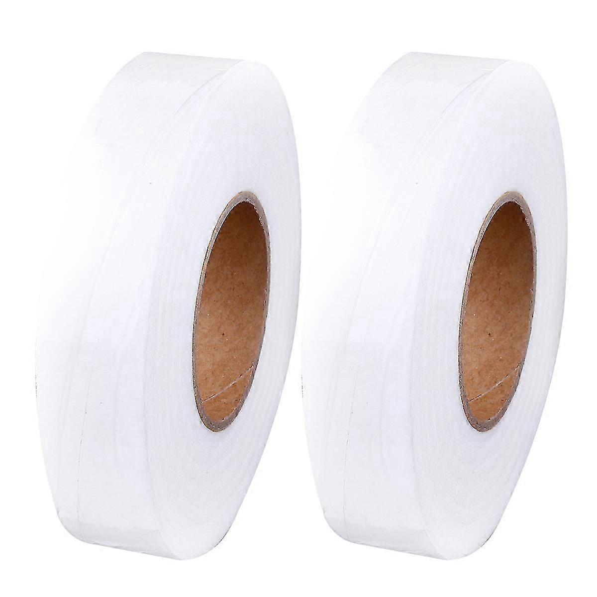 2 Pcs Double-sided Tape Sewing Fabric Tape Pants Hemming Tapes Double Sided Hemming Tape Fabric Fusible Web Tape