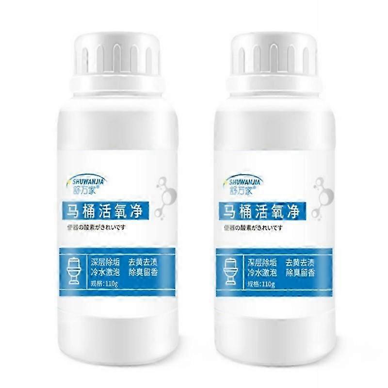 2x Toilette oxygène net nettoyage à bulles toilette taches d’urine toilette agent d’oxygène toilette nettoyage à mousse toilette 11