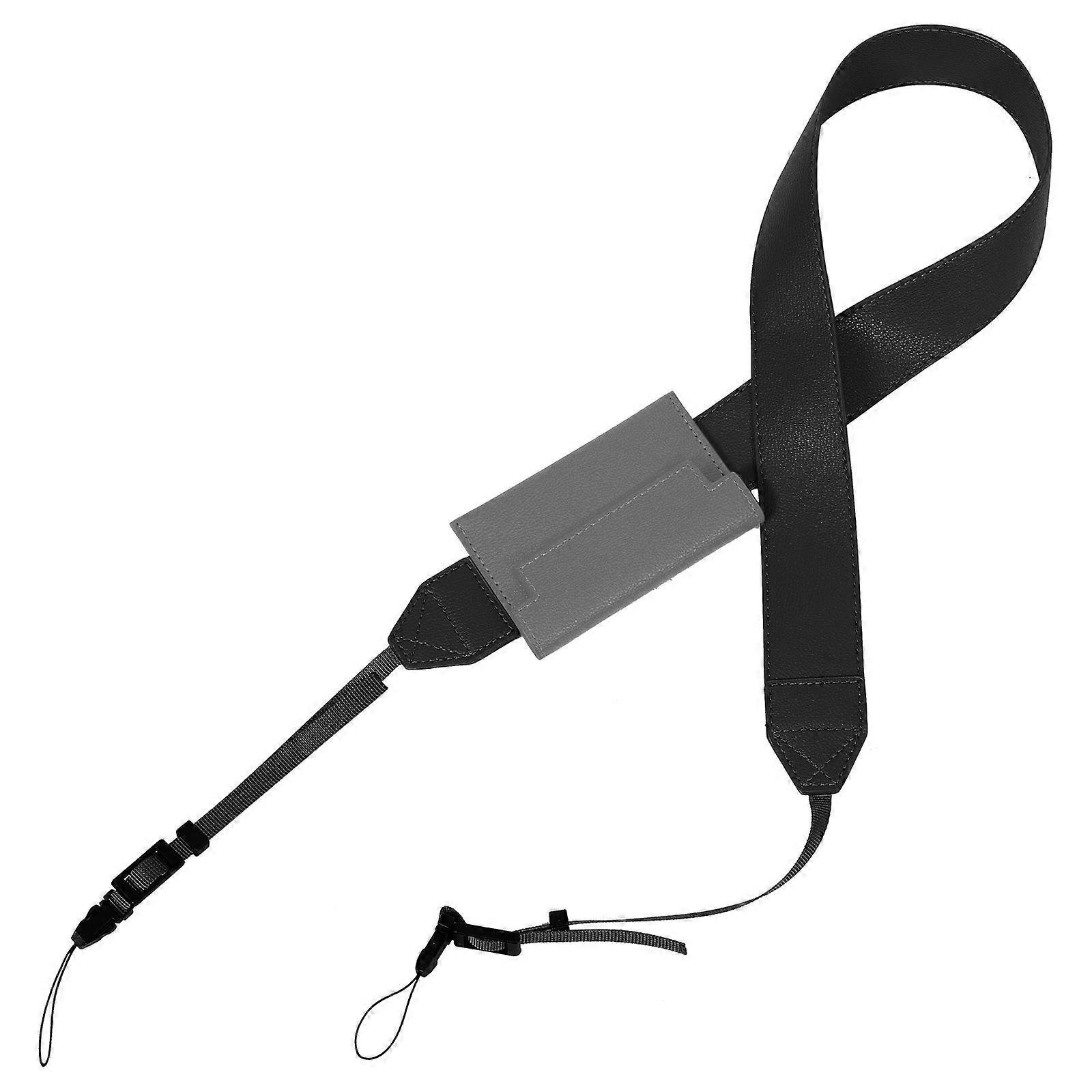 Camera Neck Strap for Outdoor Photography Black Pvc 1Pack
