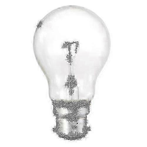 10 Pak 60W B22 Klare Klassiske Pærer, Bajonet Cap-JC