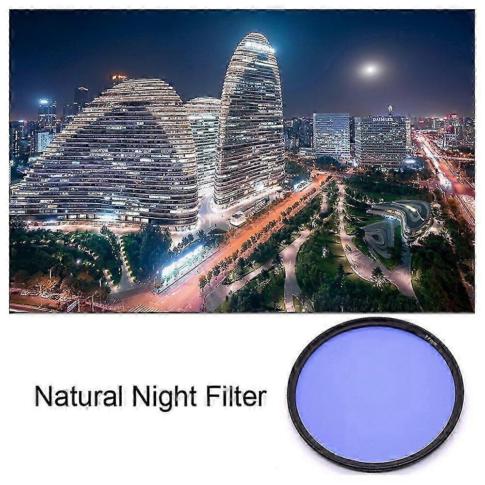 49 52 58 62 67 72 77 82 mm Natural Night Filter for Camera Lens Light Pollution for Sky/Star Shooting