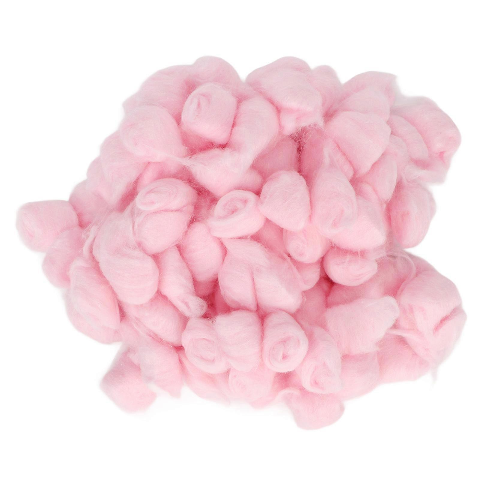 Hamster Cotton Ball Winter Warm Soft Small Animal Bedding Cotton Ball for Hamster Syrian Hamster Chinchilla Pink