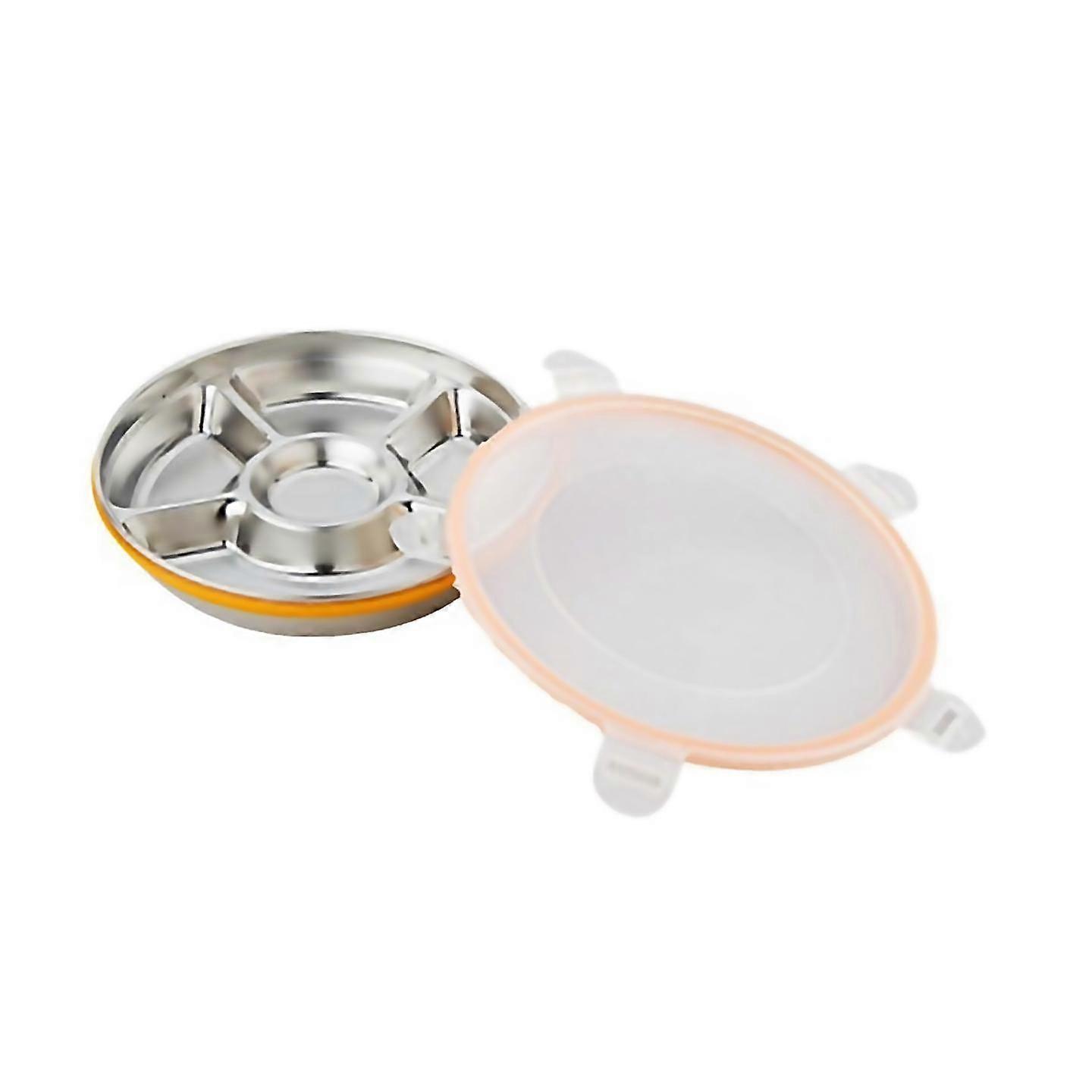 For Divided Serving Tray With Lid Snack Fruit Vegetable Tray